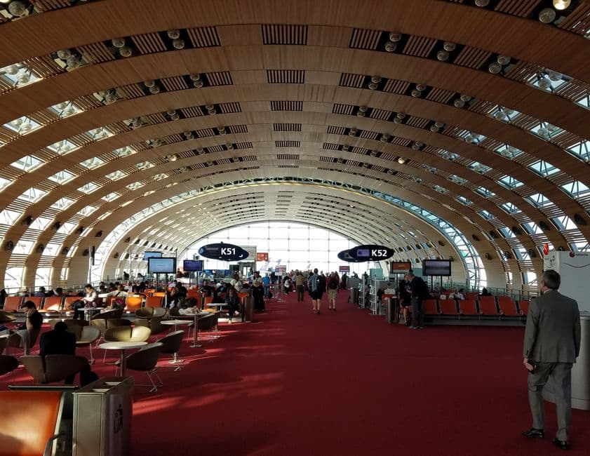 Paris Charles de Gaulle Airport terminal exterior, Air France main hub