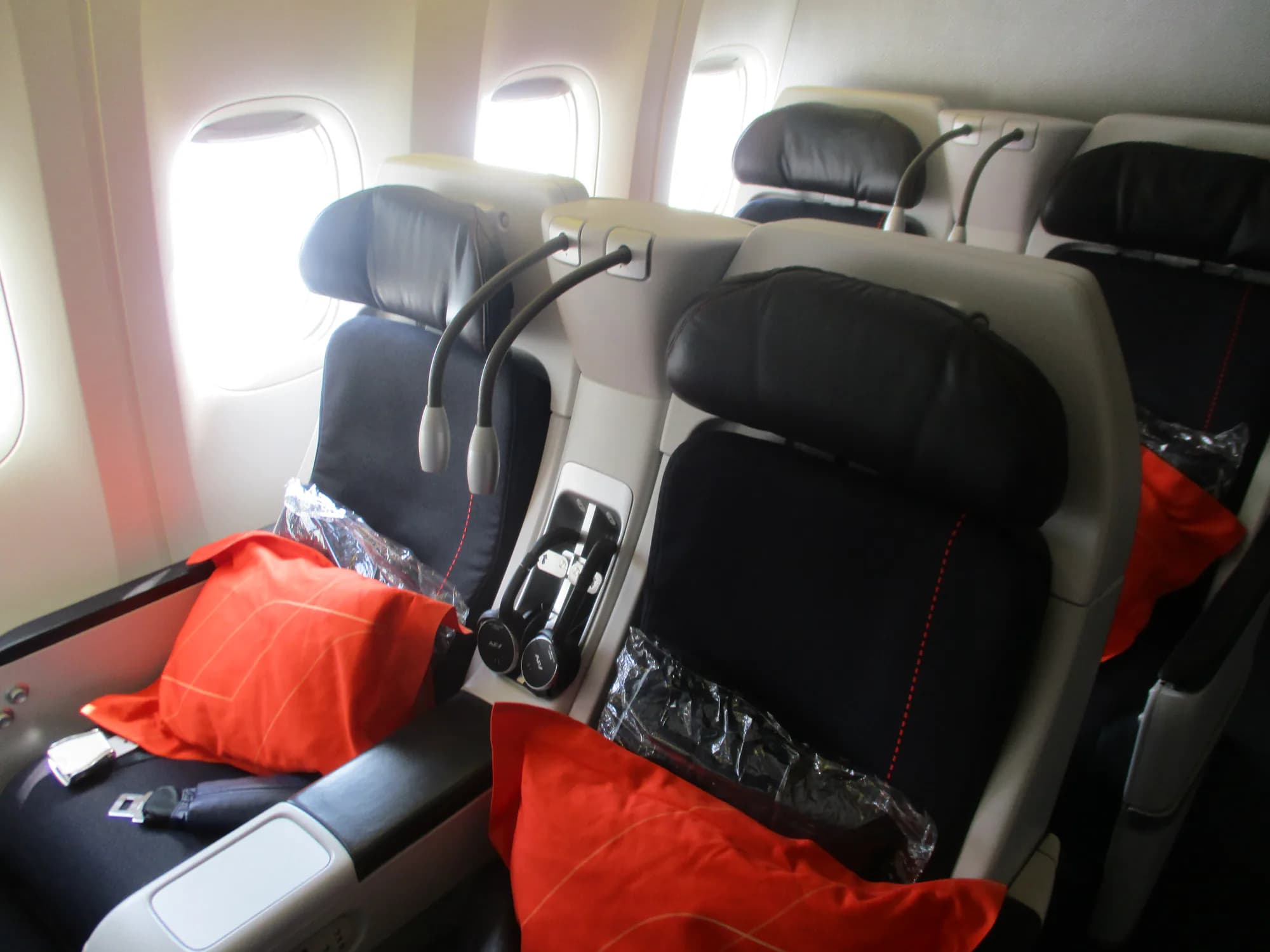 Air France Premium Economy class seat on a long-haul Boeing 777